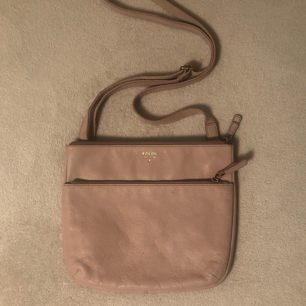 Vintage Fossil Leather Crossbody Bag - Picture 2 of 7